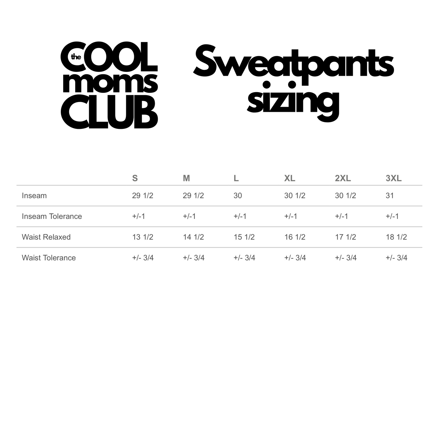 The cool moms club - sweatpants