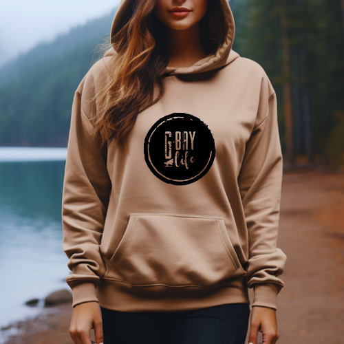 GBay Life Hoodie Tan with black